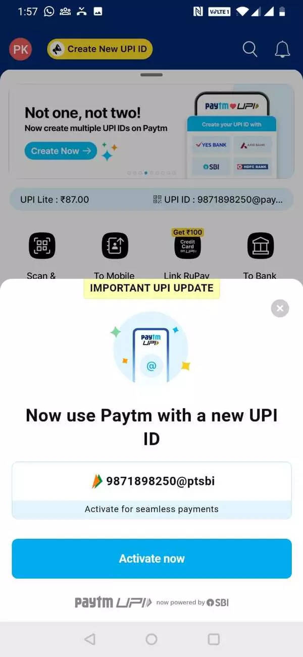 paytm upi