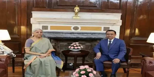 LIC Chairman Siddhartha Mohanty meets Finance Minister