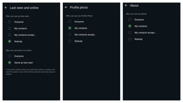 Features of Whatsapp