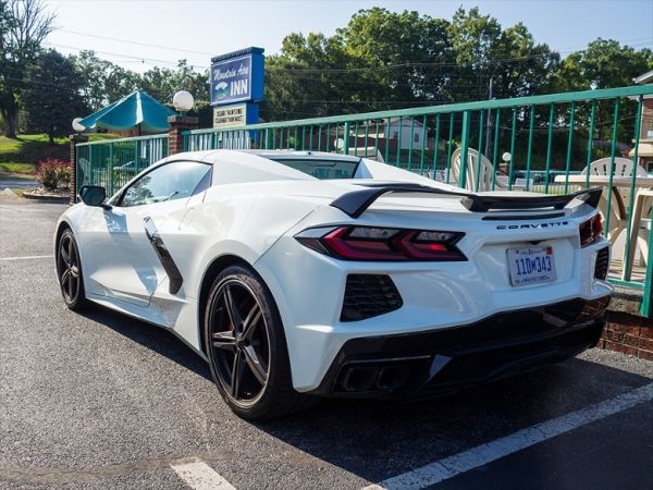 2024 Chevrolet Corvette Stingray Convertible left rear three-quarter view