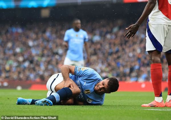 Arsenal's rough-house tactics were called into question too, after City midfielder Rodri was forced of the pitch with a knee injury, who suffered two heavy challenges in ten minutes