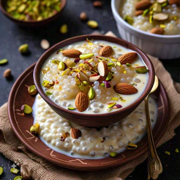 To make it, first you have to collect some materials. For example, you can prepare Sabudana Rabdi using one cup of soap, 1 liter milk, sugar as per taste, half teaspoon cardamom powder, few threads of saffron, chopped dry fruits.