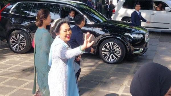 Titiek Soeharto di Kertanegara, Jakarta Selatan, Minggu (20/10/2024).