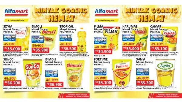 Katalog Promo Alfamart hari ini hingga 24 Oktober 2024.