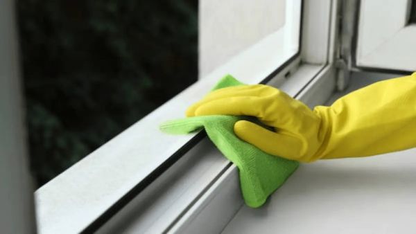 How to clean sliding window track