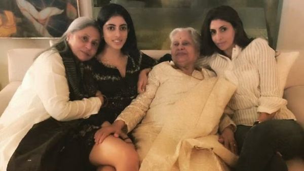 jaya bachchan mother indira bhaduri bonding with abhishek bachchan aishwarya rai amitabh bachchan family