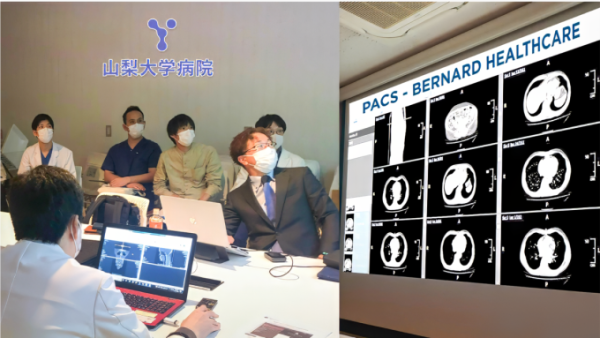 As part of this collaboration, the University of Yamanashi Hospital will provide cross-checks on MRI and CT results (second opinions) for clients at Bernard Healthcare. Photo courtesy of Bernard Healthcare