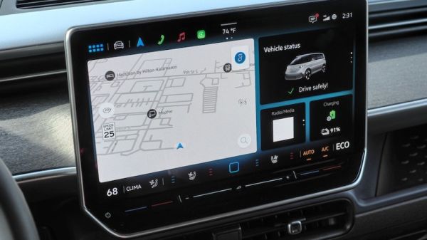 Infotainment touchscreen