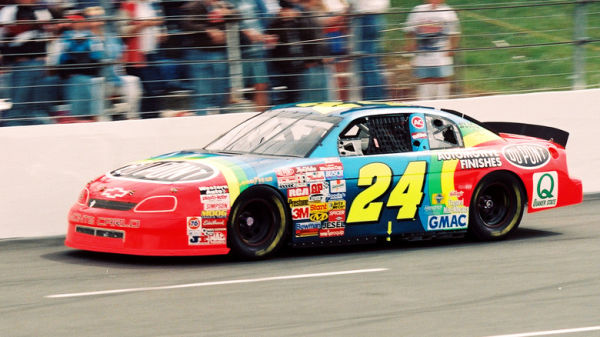 Jeff Gordon's number 24 Chevy Monte Carlo stock car