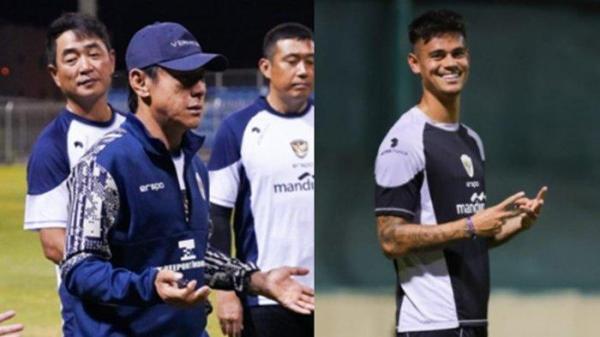 FOTO Shin Tae-yong dan Mees Hilgers (kanan). Sumardji membeberkan kondisi 27 pemain yang dipanggil Shin Tae-yong ke Timnas Indonesia jelang Kualifikasi Piala Dunia, termasuk Mees Hilgers.