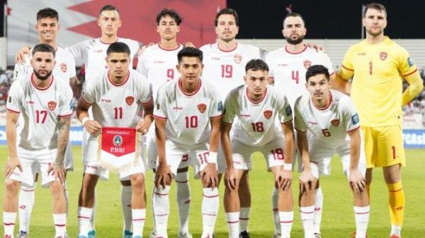 Pemain Timnas Indonesia di laga kontra Bahrain di Kualifikasi Piala Dunia 2026 pada 10 Oktober 2024 lalu. Jawaban PSSI Soal Kans Pemain Aboard Main di Piala AFF 2024 dan Simak Jadwal Timnas Indonesia