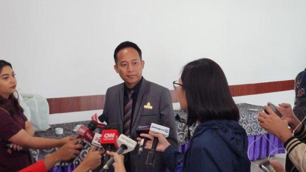 Anggota DPR RI Terpilih sekaligus komedian kenamaan Tanah Air, Denny Cagur, saat ditemui usai menghadiri acara Penutupan Pemantapan Nilai-nilai Kebangsaan bagi Calon Anggota DPR RI Terpilih 2024, di Gedung Lemhanas RI, Jakarta, Minggu (29/8/2024).