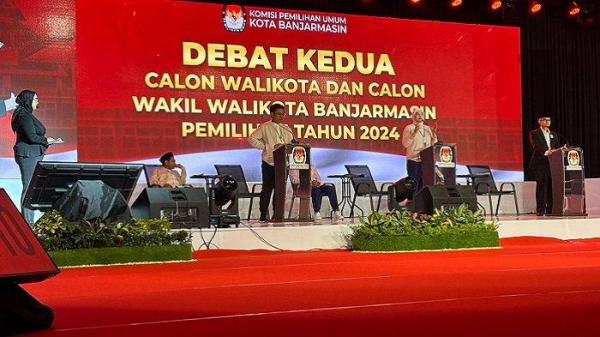 Debat kedua Pilkada Banjarmasin.