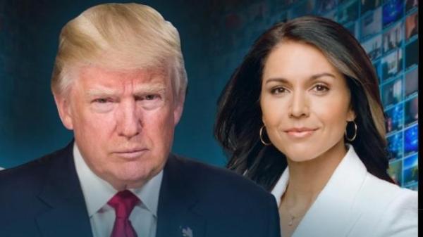 Unggahan Tulsi Gabbard dalam kampanye pencapresan Donald Trump