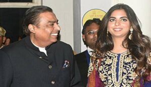 Mukesh Ambani, Isha Ambani