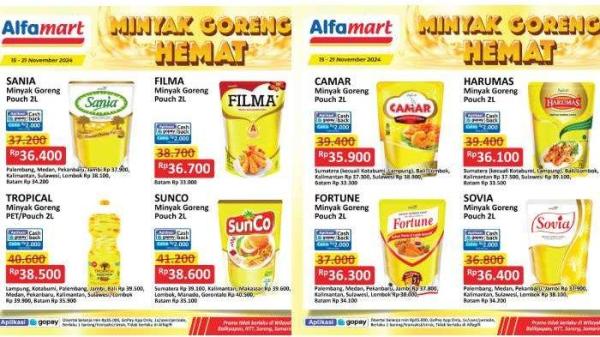 Promo Alfamart periode 15-21 November 2024.