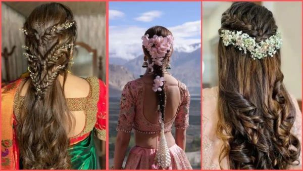 You can make these beautiful and trendy bridal hairstyles on saree: Trendy Hairstyles for Bridal