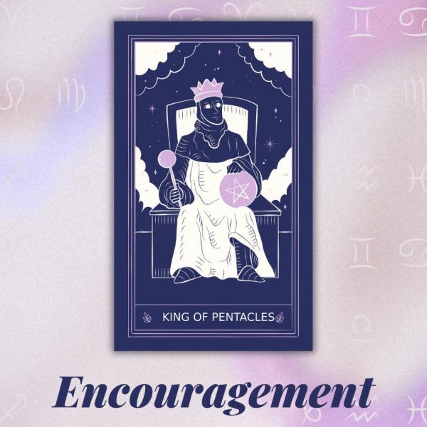 gemini 2025 tarot horoscope king pentacles