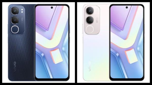 Vivo Y19s warna Black dan Silver