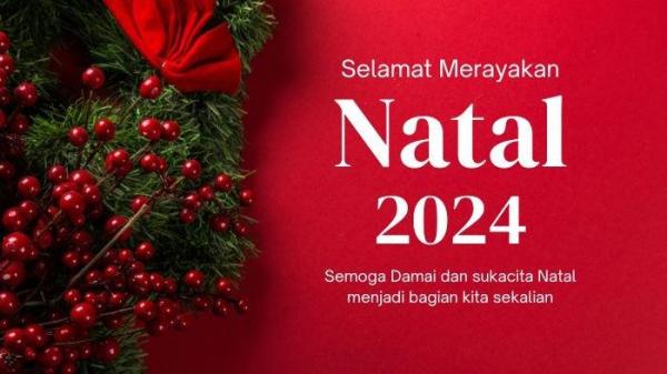 Poster Ucapan Selamat Natal 2024