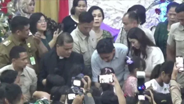 Wapres Gibran saat berada di Gereja HKBP Sei Agul, Medan (Dok. Istimewa)