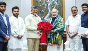 Chandrababu Naidu met Prime Minister Narendra Modi