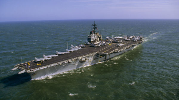 US Navy Conventional Powered Aircraft Carrier