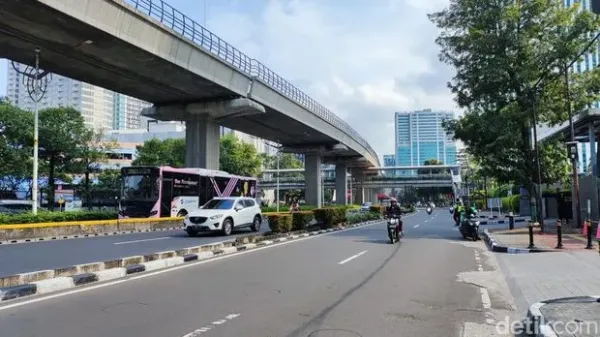 Kualitas udara di kota Jakarta.