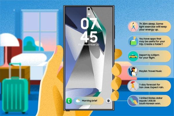 Fitur Now Bar di antarmuka Samsung OneUI 7 bisa menampilkan informasi sesuai kebutuhan pengguna. 