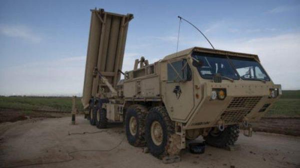 Sistem peluncuran rudal Terminal High Altitude Area Defense (THAAD) Angkatan Darat AS telah siap di Israel, 4 Maret 2019.