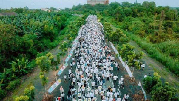 Sebanyak 50 ribu peserta mengikuti Jalan Sehat Batulicin Festiva22