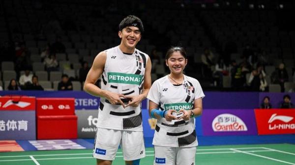 Ganda campuran Malaysia besutan Nova Widianto, Hoo Pang Ron/Cheng Su Yin di China Masters 2024.