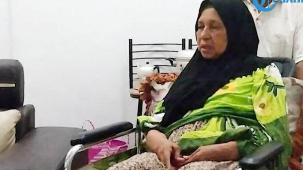 Foto A (66), nenek yang diduga menjadi korban penganiayaan oknum polawan di Baubau.