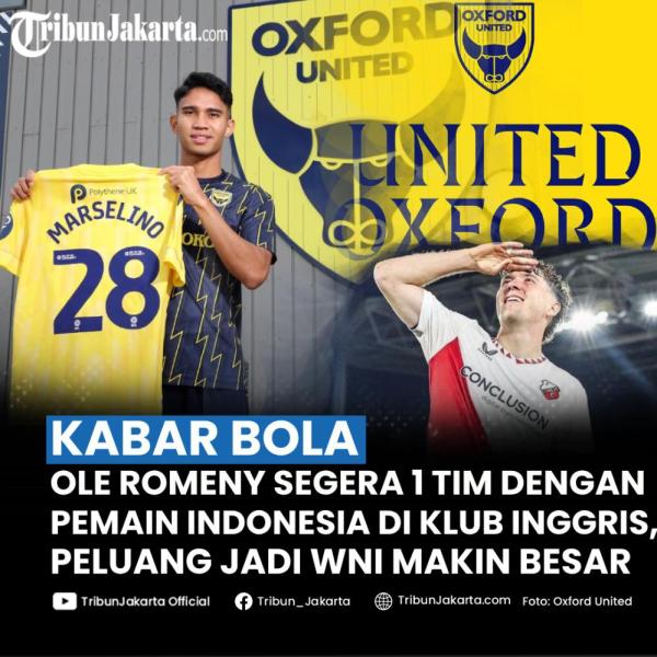 Ole Romeny selangkah lagi satu tim dengan pemain Timnas Indonesia Marselino Ferdinan di Oxford United pada bursa transfer musim dingin. Keduanya berpeluang main bersama di Divisi Championship atau kasta kedua kompetisi di Inggris.