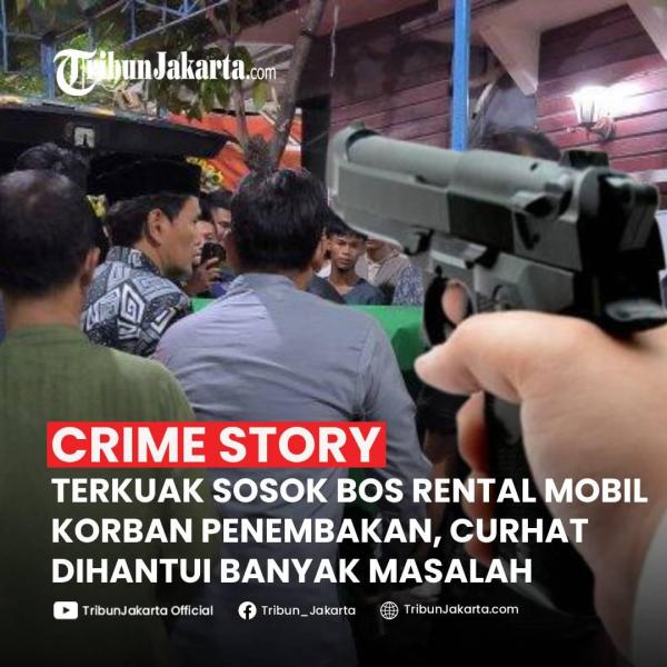 KLIK SELENGKAPNYA: Polisi Buru Empat Pelaku Penembakan Bos Rental Mobil, Ilyas Abdurahman (48) yang Terjadi di rest area km 45 Tol Tangerang-Merak. Korban Curhat Masalah.
