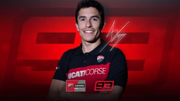 Marc Marquez resmi bergabung ke Ducati Lenovo Team pada MotoGP 2025.