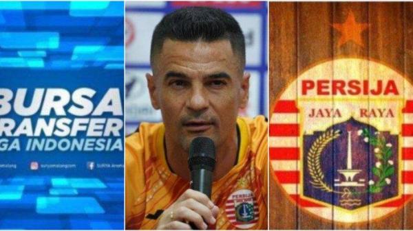 Ilustrasi bursa transfer pemain Persija Jakarta di Liga 1 dengan pelatih Carlos Pena.