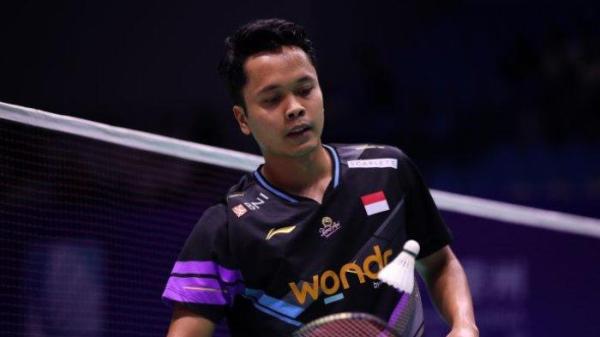 Atlet bulutangkis tunggal putra Indonesia, Anthony Sinisuka Ginting, kalah dari  Kunlavut Vitidsarn (Thailand) di perempatfinal China Open 2024, Jumat (20/9/2024).