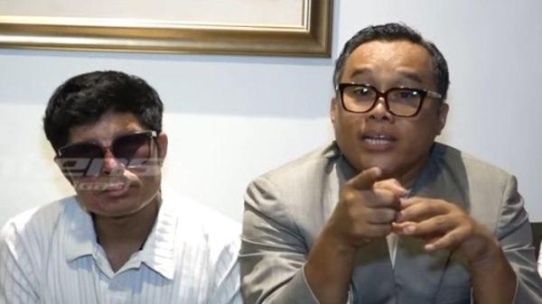 Agus Salim bersama kuasa hukumnya berharap uang donasi kembali kepadanya.