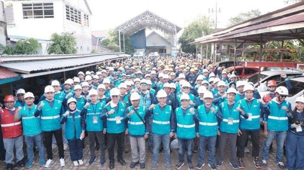 350 personel PLN UID Kalselteng  dipimpin langsung oleh General Manager PLN UID