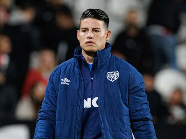 Rayo Vallecano's James Rodriguez on November 8, 2024