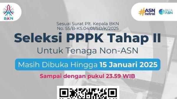 Pendaftaran PPPK Tahap 2 Diperpanjang hingga 15 Januari 2025