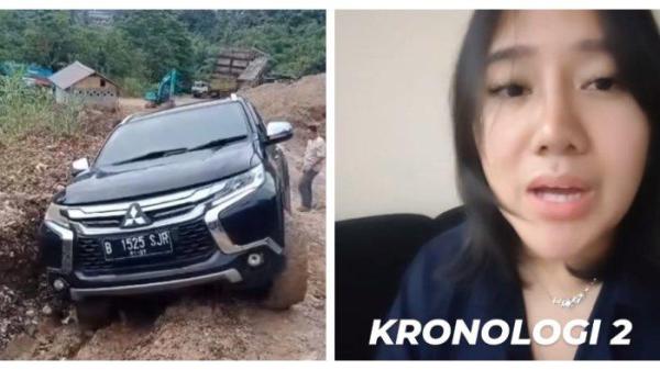 Mobil Pajero milik korban dan sosok Hanny, korban perampokan di Kota Wisata Cibubur