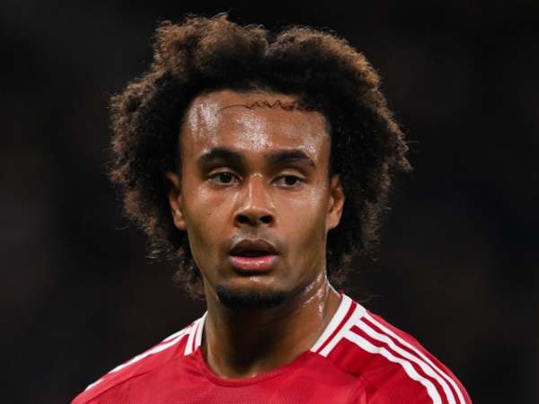 Manchester United forward Joshua Zirkzee on December 30, 2024