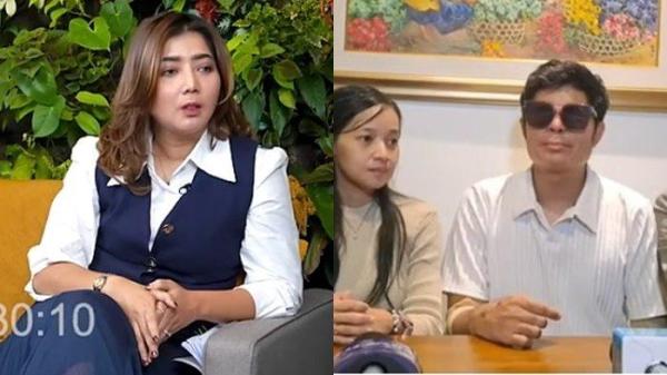 (kiri) Pratiwi Noviyanthi, (kanan) Agus Salim dan istri. Uang donasi Agus Salim Rp1,3 miliar akan disalurkan ke korban bencana alam di Lewotobi, Nusa Tenggara Timur (NTT).