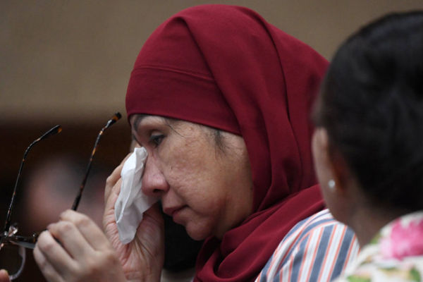 Galaila Karen Agustiawan di Pengadilan Tipikor, Jakarta, Senin (24/6/2024). Foto: Akbar Nugroho Gumay/ANTARA FOTO