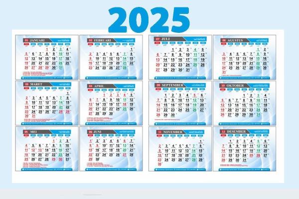 Kalender 2025 Lengkap dengan Tanggal Merah