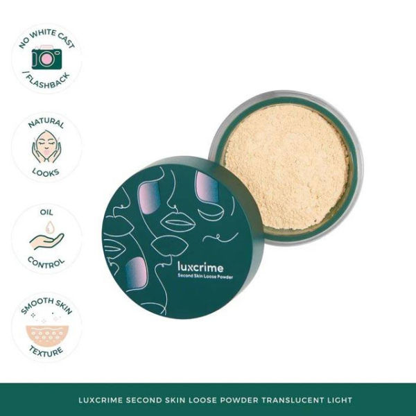 Luxcrime Second Skin Loose Powder Translucent Light. Sumber: luxcrime.com