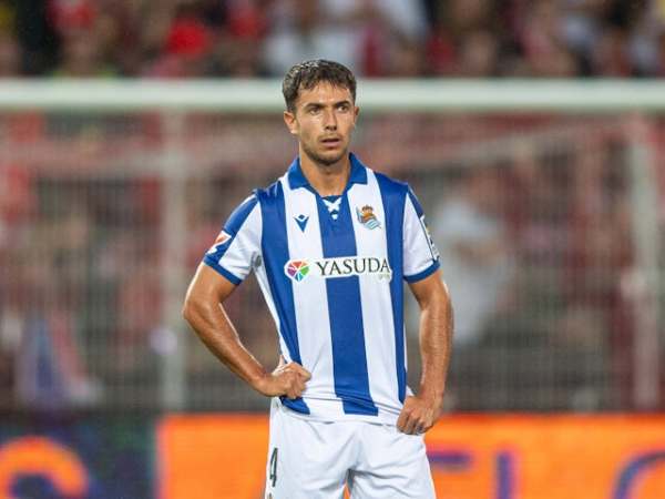 Real Sociedad's Martin Zubimendi pictured on August 9, 2024