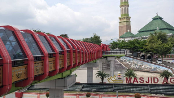 JPO Siger Milenial di Bandar Lampung. | Foto: Eva Nurdiah/Lampung Geh